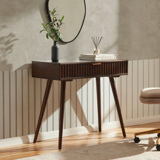Elena Dressing Table Console - Walnut - DUSK