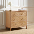 Stockholm Wood Veneer 4 Drawer Chest - Light Wood - DUSK